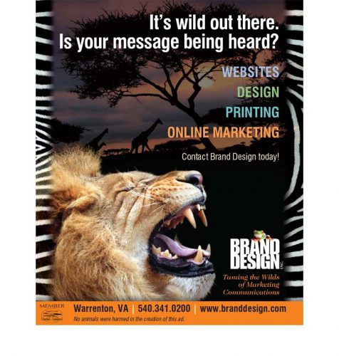 Brand Design, Inc. in Warrenton VA print ad