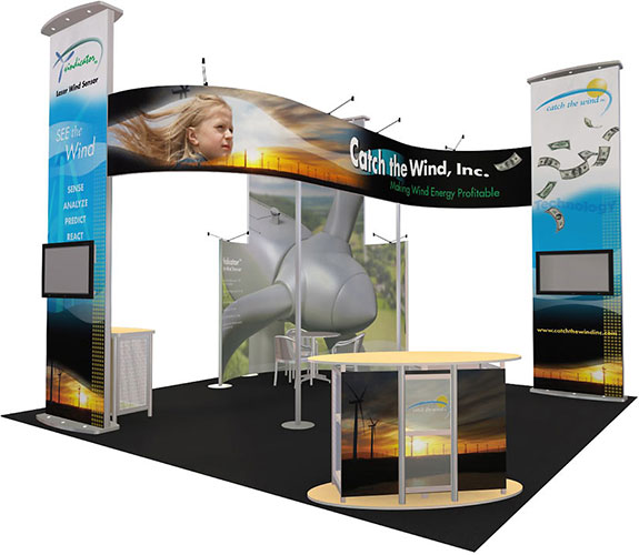 Catch the Wind, Inc. trade show booth