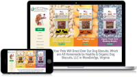 Healthy Organic Dog Biscuits, LLC website design