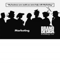 Jumbotron advertisement for Brand Design, Inc.