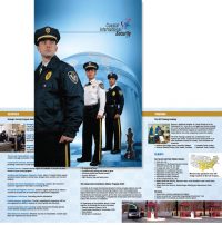 Coastal International Security folder and brochure